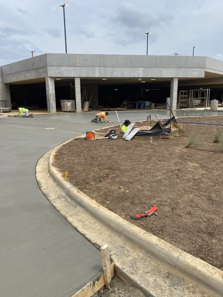 Custom residential landscaping for outdoor upgrades in Sanford, NC by García’s Concrete & General Construction
