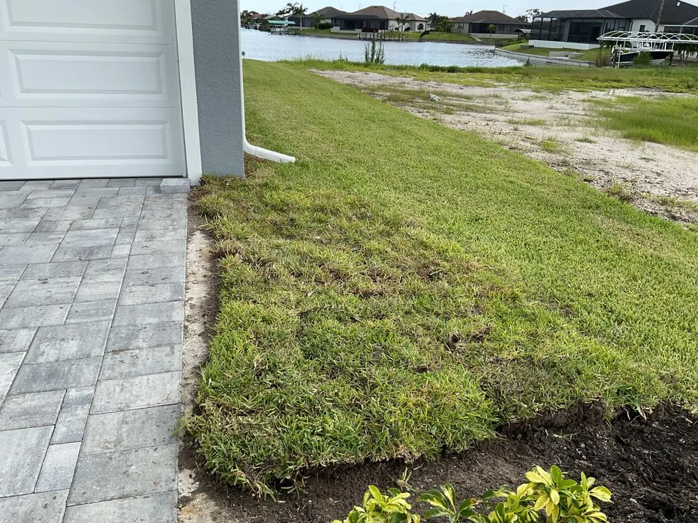 Custom landscape design in Cape Coral, FL by Garcia Dream Cutz