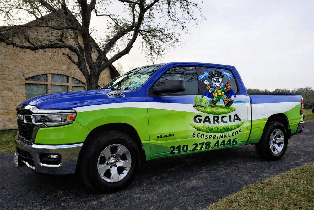 Affordable landscape installation for homes in San Antonio, TX by Garcia EcoSprinklers