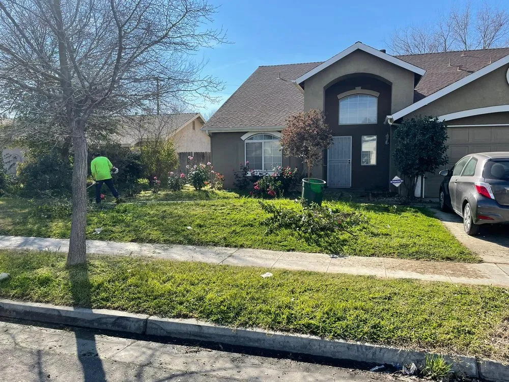 Professional yard maintenance for homes across Fresno, CA - Garcia Gardening