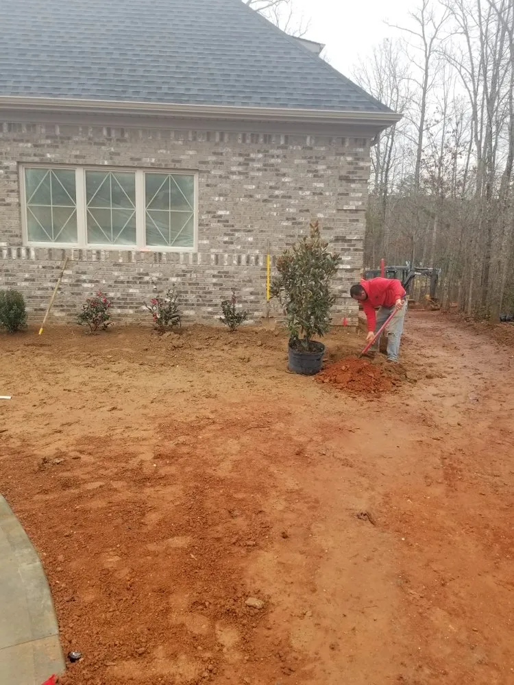 Professional yard cleanup service in Easley, SC by Garcia Landscape