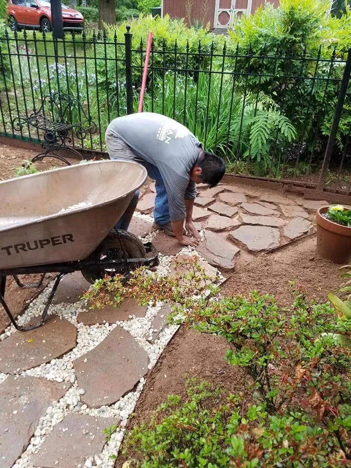 Expert lawn mowing service for residential properties in Easley, SC by Garcia Landscape