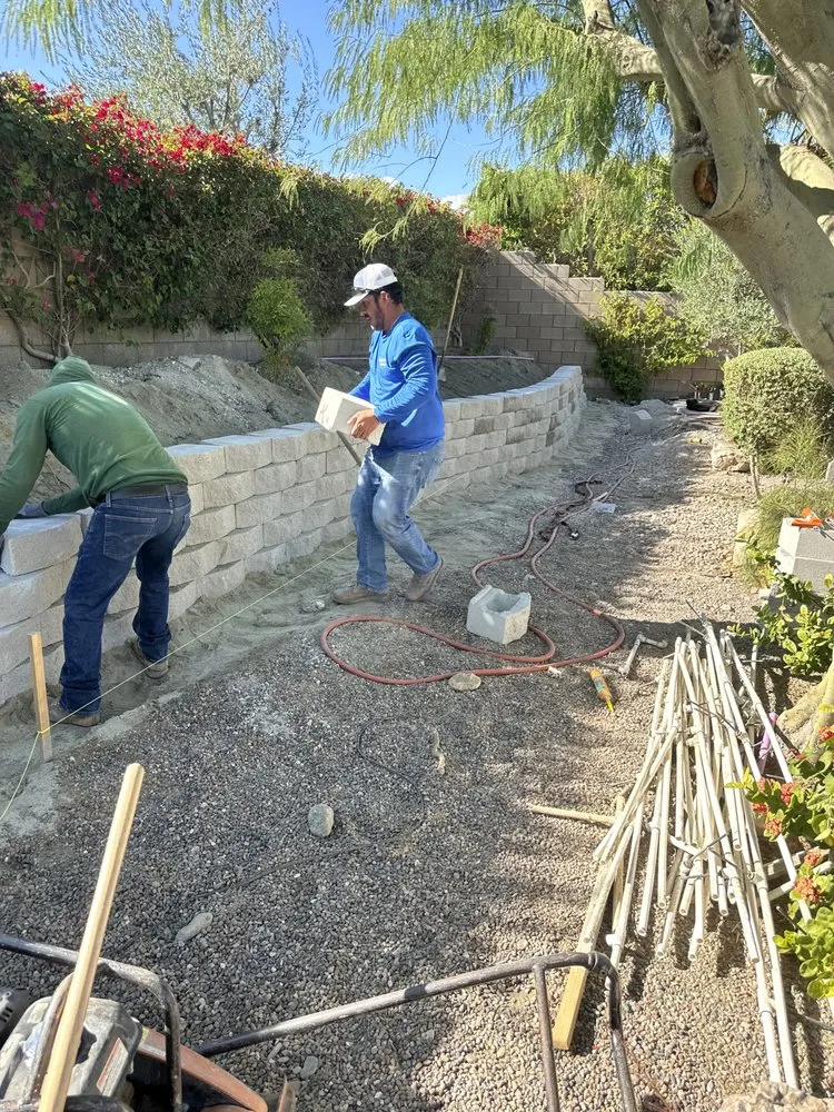 Professional garden landscaping in Thermal, CA - Garcia Landscaping & Construction