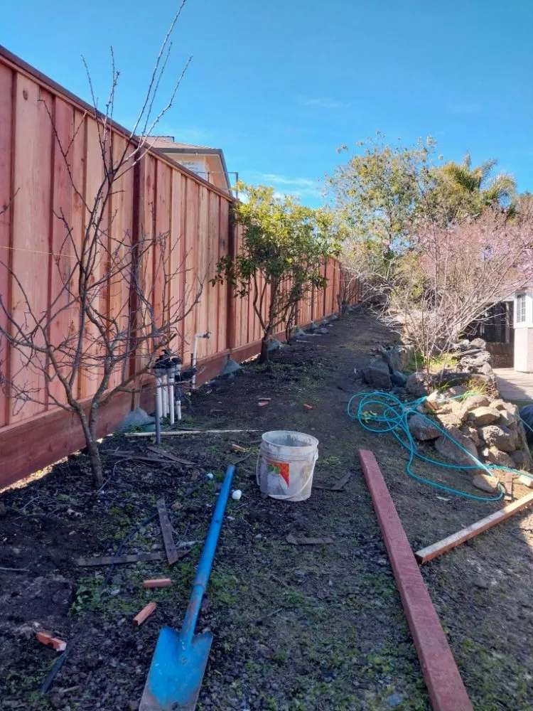 Custom residential landscaping in Redwood City, CA by Garcia landscaping and Garden Service