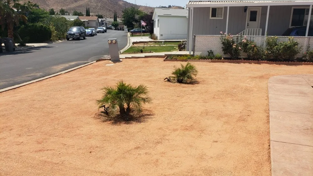 Custom outdoor landscaping in Lancaster, CA by Garcia Landscaping