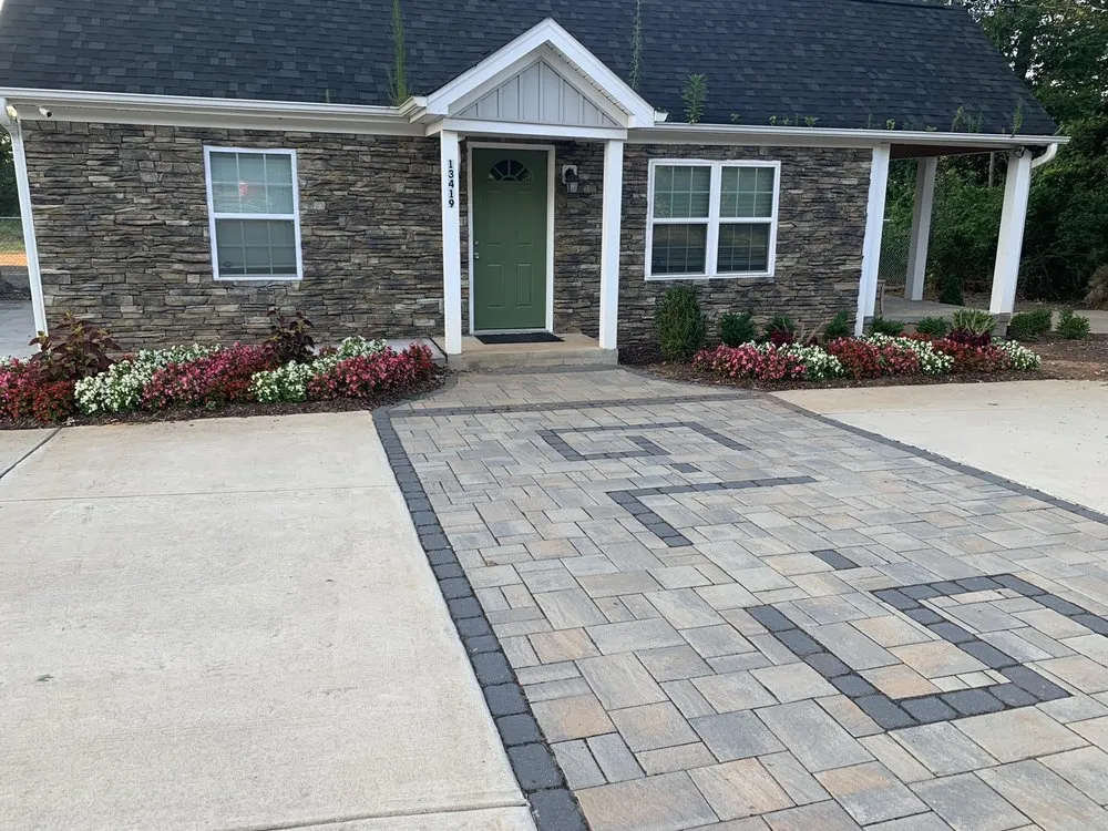 Custom landscaping services with custom design in Charlotte, NC by Garcia Lawn Service
