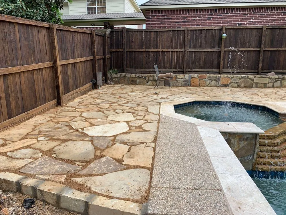 Professional landscape installation for residential properties across Azle, TX - Garcia Stone