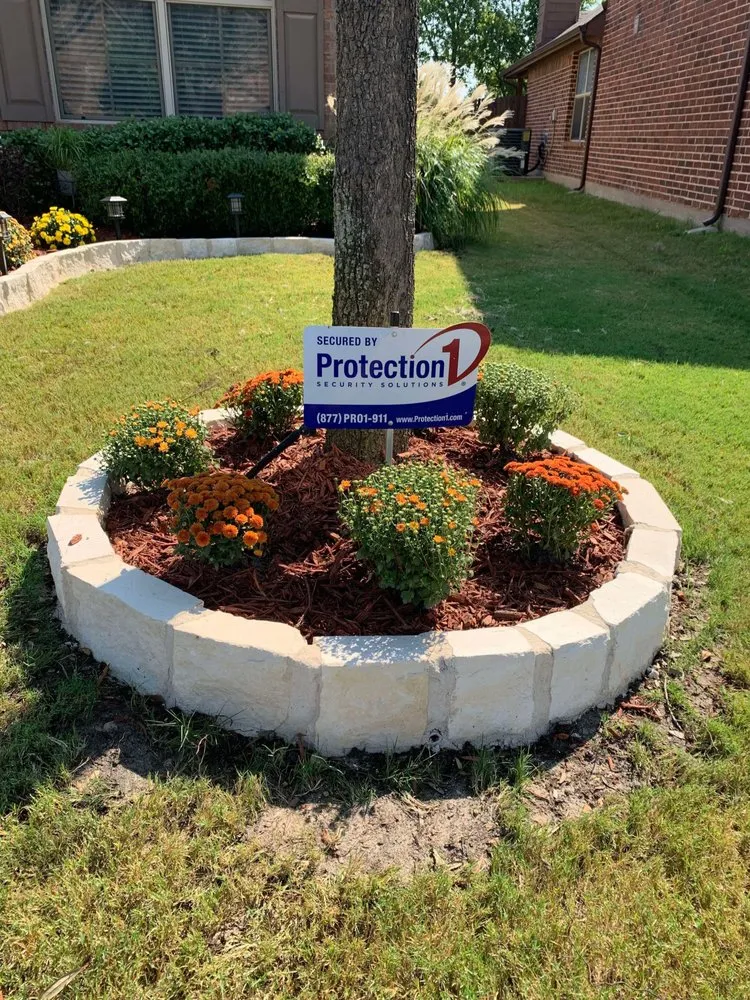 Custom yard cleanup service in Azle, TX by Garcia Stone