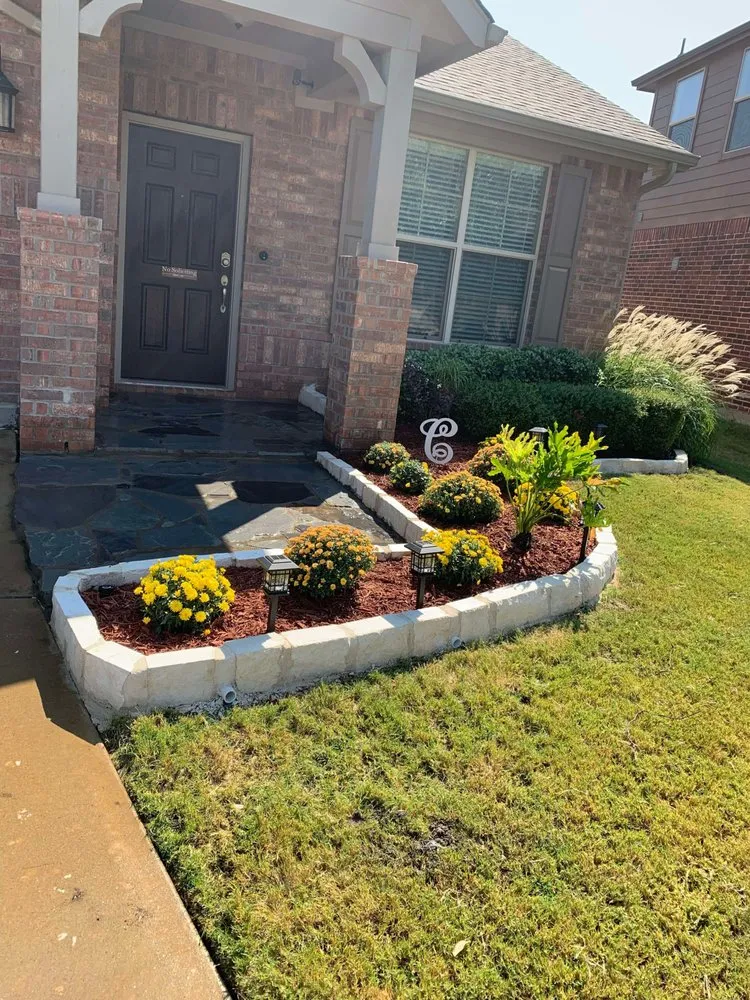 Local landscaping services in Azle, TX by Garcia Stone