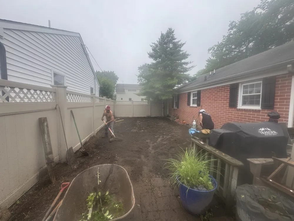 Custom landscaping services for homes in Tinton Falls, NJ by Garcias & Sons Landscaping