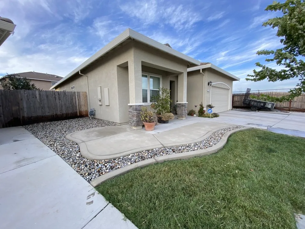 Custom residential landscaping in Merced, CA - Garcias Concrete and Landscaping