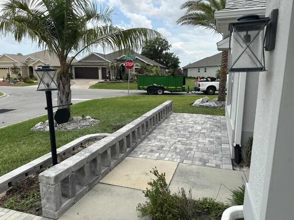 Custom residential landscaping in Webster, FL by Garcia’s Custom Landscaping