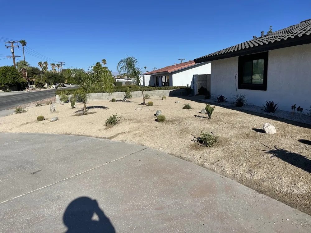 Custom outdoor landscaping in Desert Hot Springs, CA - Garcia’s landscape & gardening