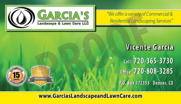 Garcia's Landscape And Lawn Care Logo
