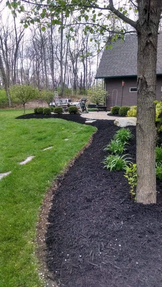 Local landscape installation in Springfield, OH by Garcia's Landscape and Lawncare