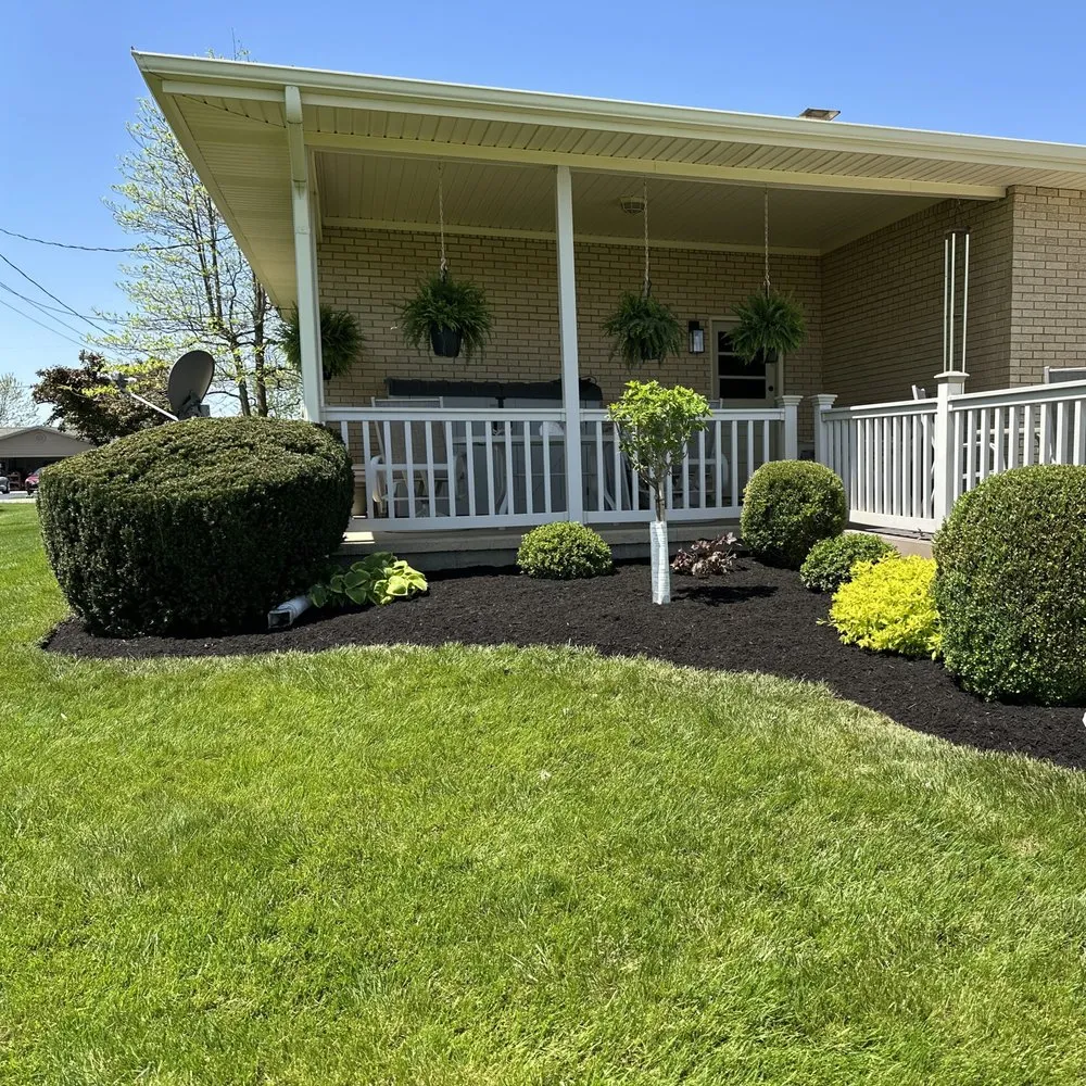 Custom yard cleanup service for homes in Springfield, OH by Garcia's Landscape and Lawncare