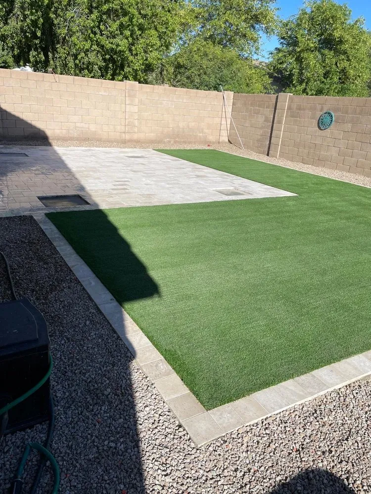 Local lawn mowing service for year-round maintenance in Chandler, AZ by Garcia’s Landscape