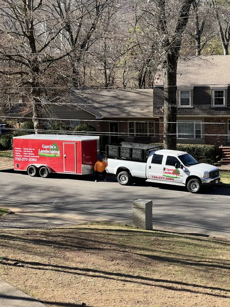 Professional yard cleanup service for year-round maintenance in Huntsville, AL by Garcias Landscaping Care