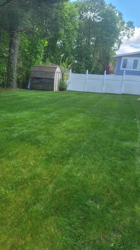 Reliable lawn mowing service in Worcester, MA by Garcias Landscaping
