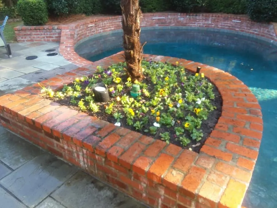 Local landscape installation with custom design in Shreveport, LA by Garcia's Lawn Care