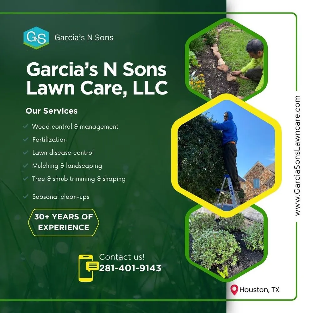 Local landscape design with custom design across Houston, TX - Garcia’s N Sons Lawn Care