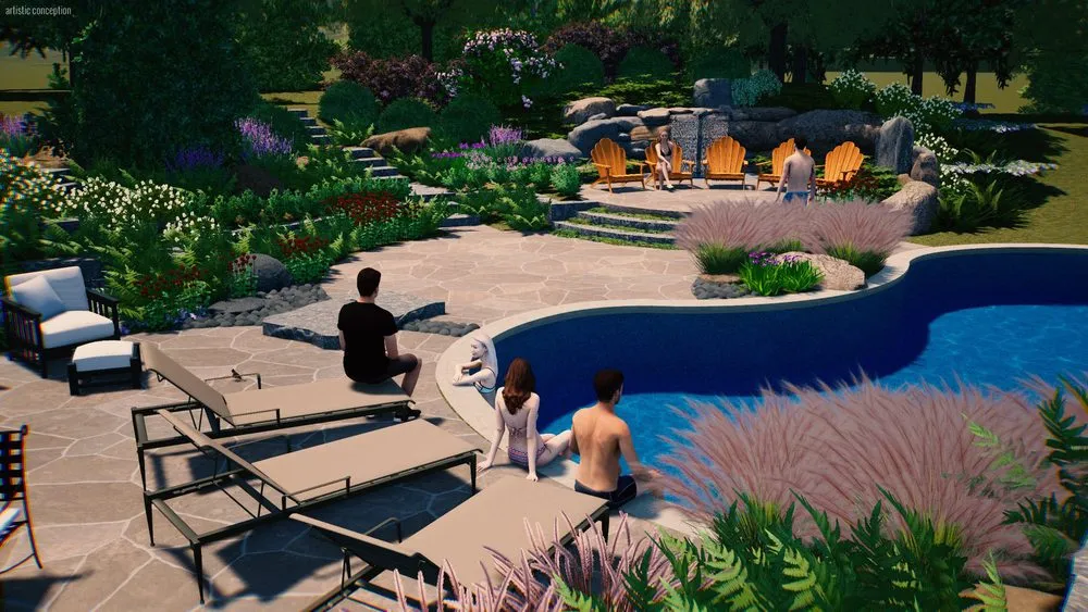 Top-rated garden landscaping in East Windsor, NJ by Garden Artisans