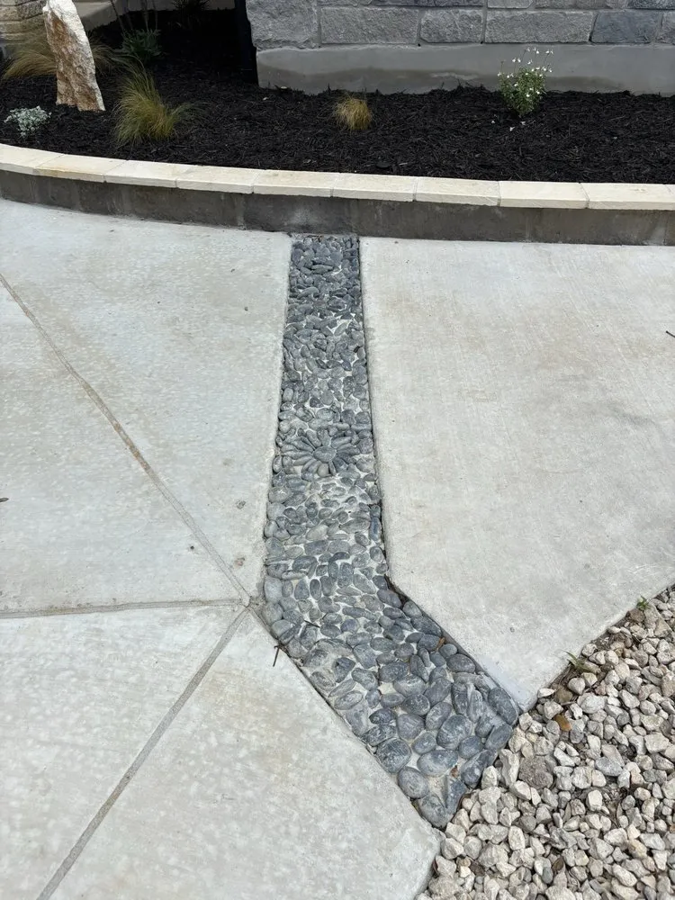 Custom outdoor landscaping for residential properties in Georgetown, TX by Garden Azule Landscaping