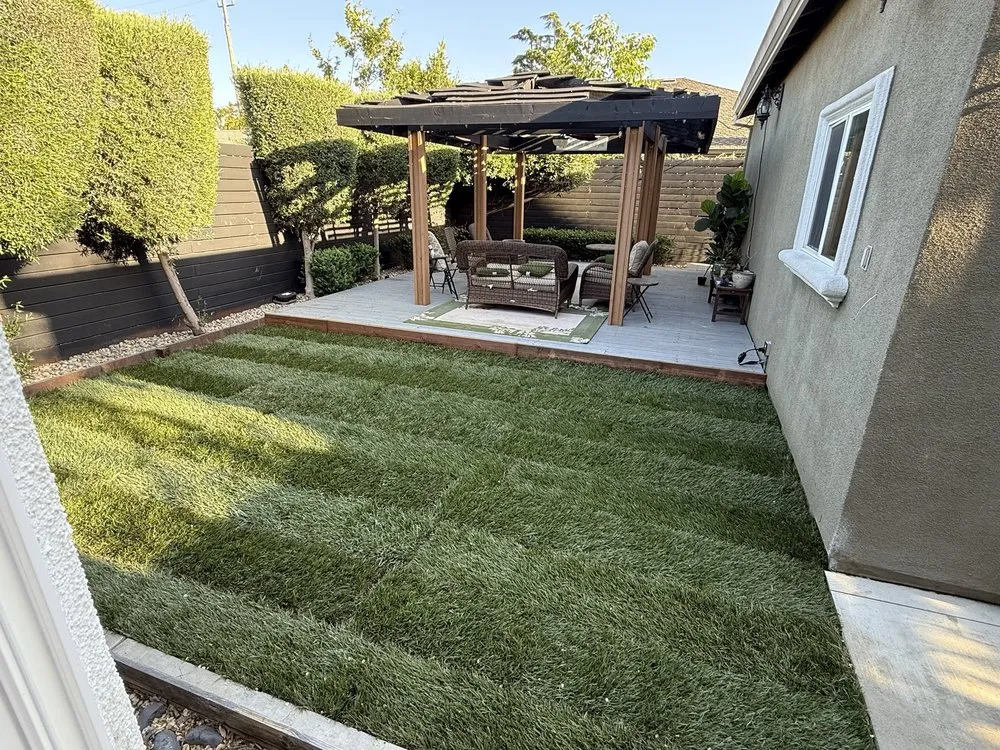 Professional lawn mowing service for beautiful yards in San Jose, CA by Garden Bros Landscape Services