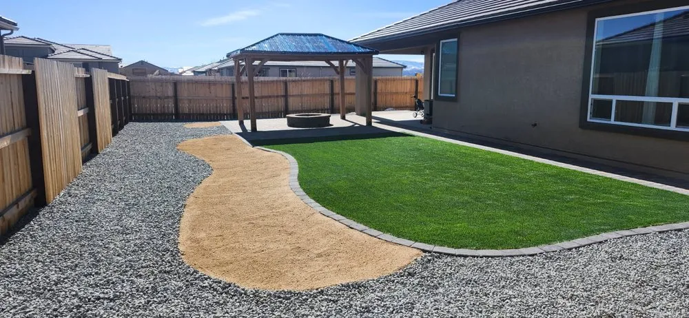 Custom yard cleanup service in Carson City, NV by Garden Design Landscape