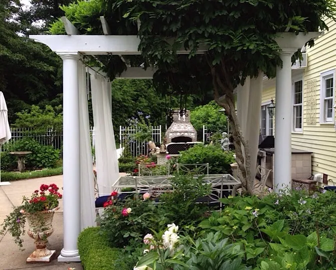 Custom landscape design with custom design in Ipswich, MA by Garden Designs By Kristen