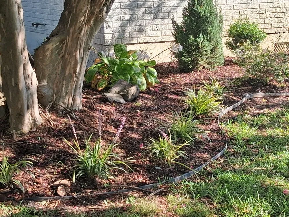 Custom landscape installation in Bryant, AR - Garden Designs By R&L