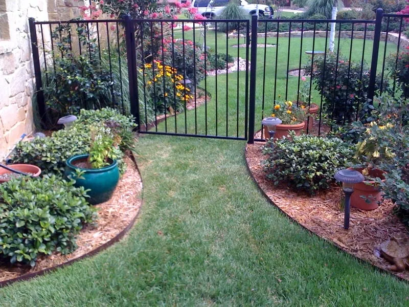 Local landscape installation in Highland Village, TX by Garden Gate Design & Landscape
