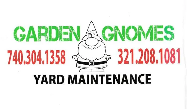 Garden Gnomes Yard Maintenance Logo