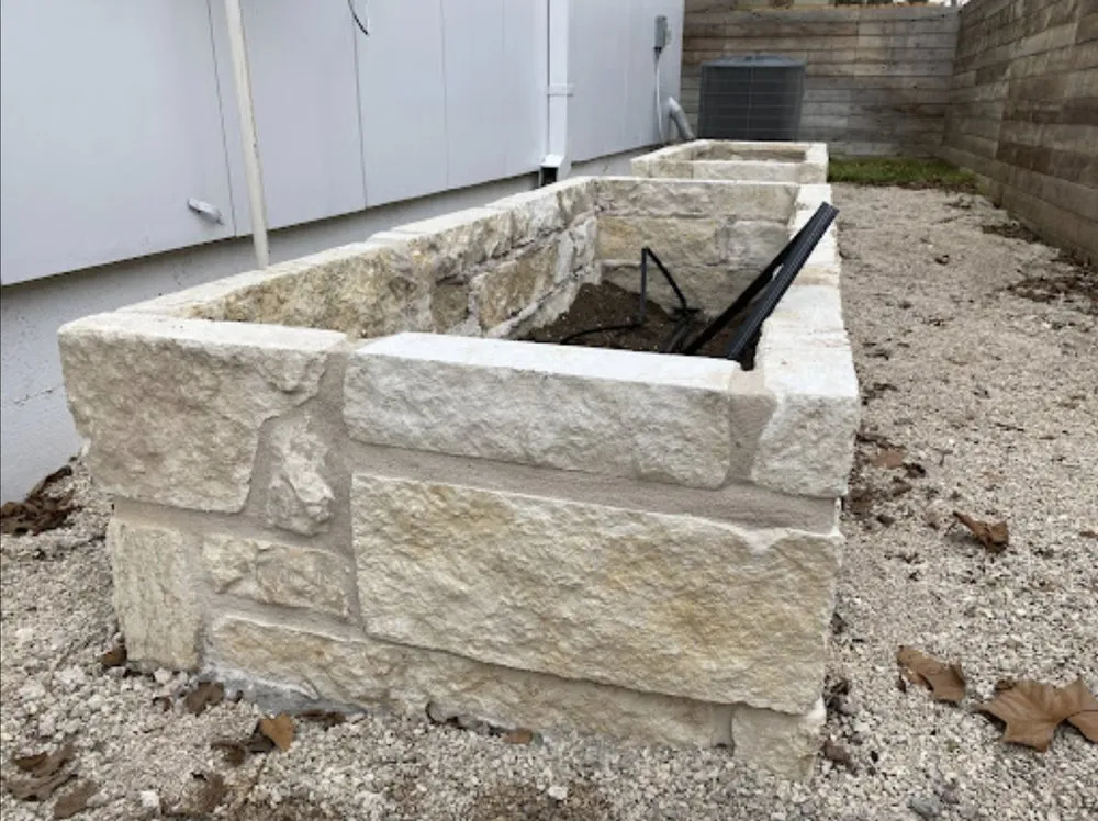 Professional landscape installation for beautiful yards in Austin, TX by Garden Goat