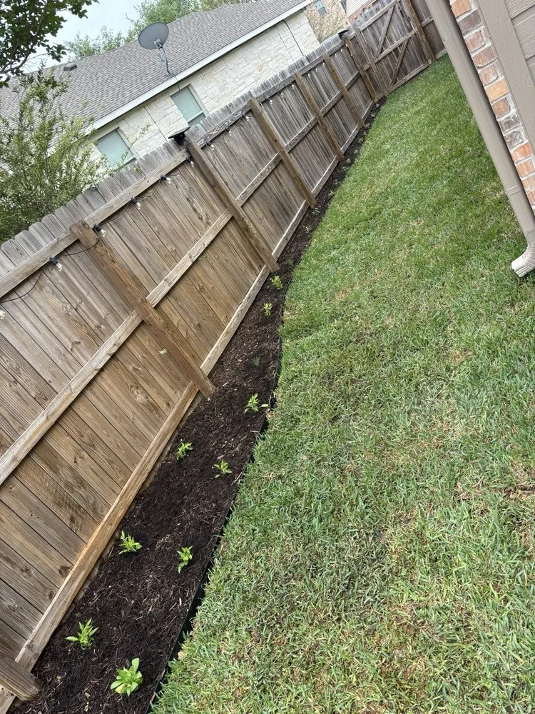 Professional landscape installation for homes in Austin, TX by Garden Goat