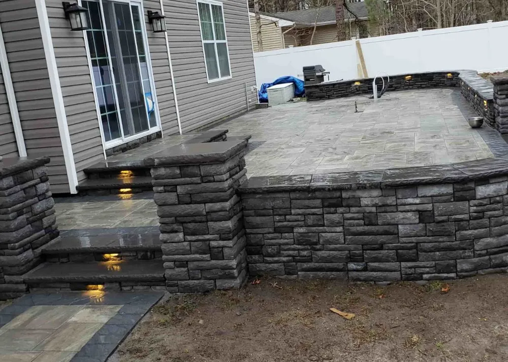 Professional landscape installation in Tulsa, OK by Garden Green Landscape & Design