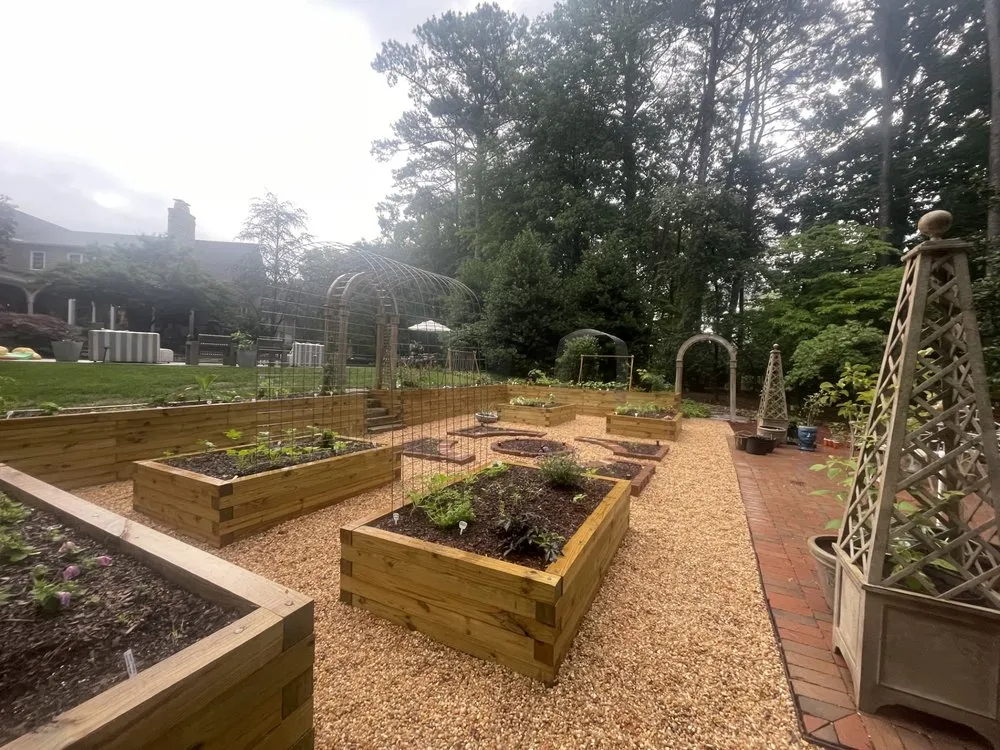 Local garden landscaping with custom design in Knoxville, TN by Garden Guru Services