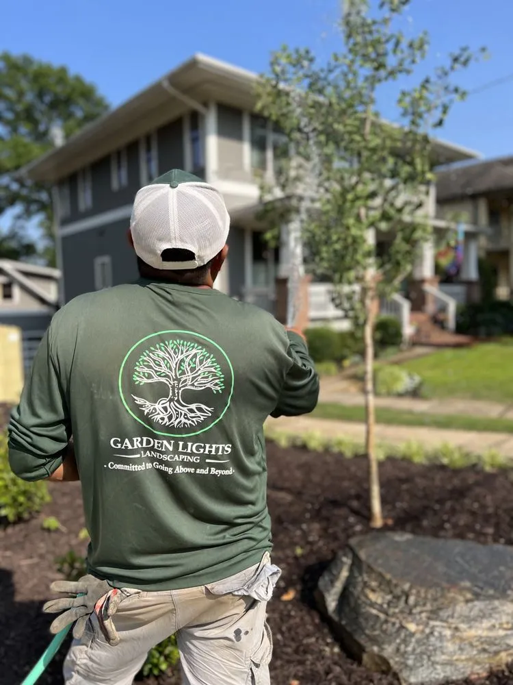 Expert yard maintenance with custom design across Decatur, GA - Garden Lights Landscaping