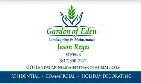 Garden of Eden Landscaping & Maintenance Logo