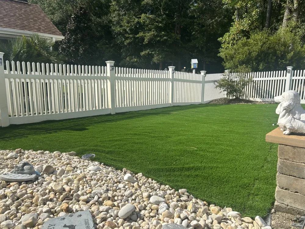 Custom garden landscaping for beautiful yards in Loris, SC by Garden of Eva
