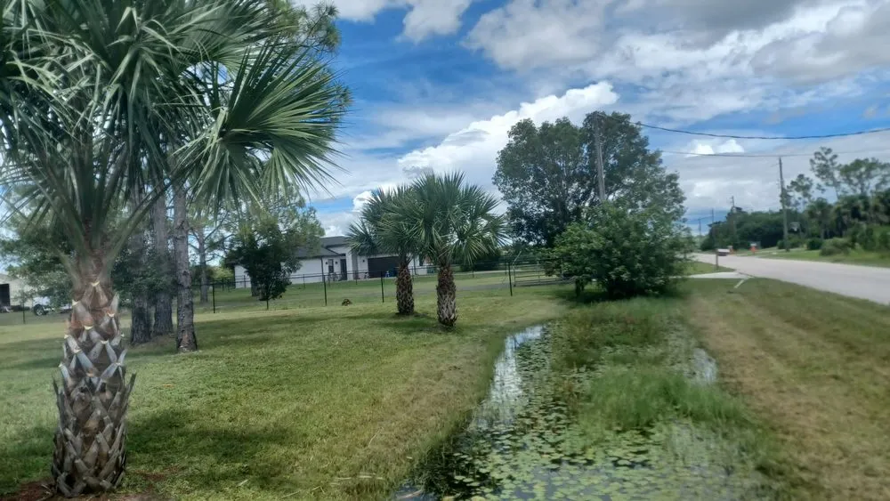 Professional lawn mowing service for residential properties across Immokalee, FL - Garden of Paradise