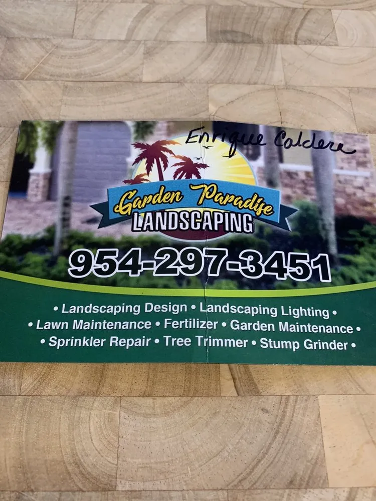 Expert landscape design in Miramar, FL - Garden Paradise Landscaping