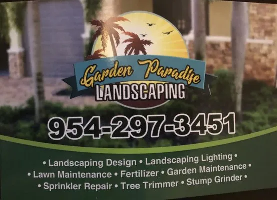 Garden Paradise Landscaping Logo
