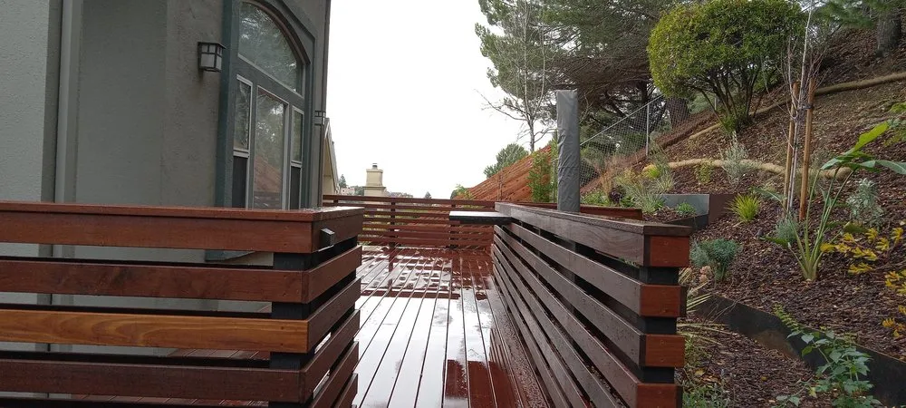 Custom residential landscaping with custom design in Hayward, CA by Garden Restoration