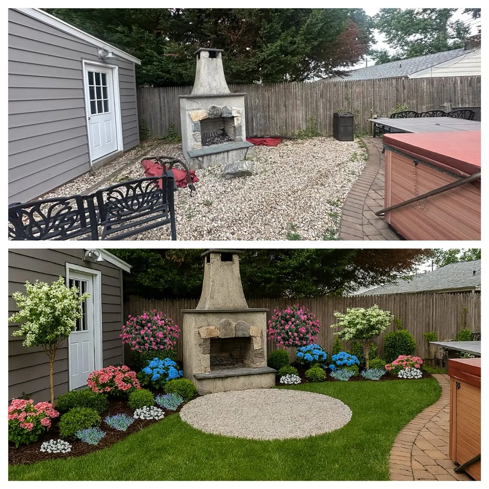 Custom outdoor landscaping in Massapequa Park, NY - Garden Scapes