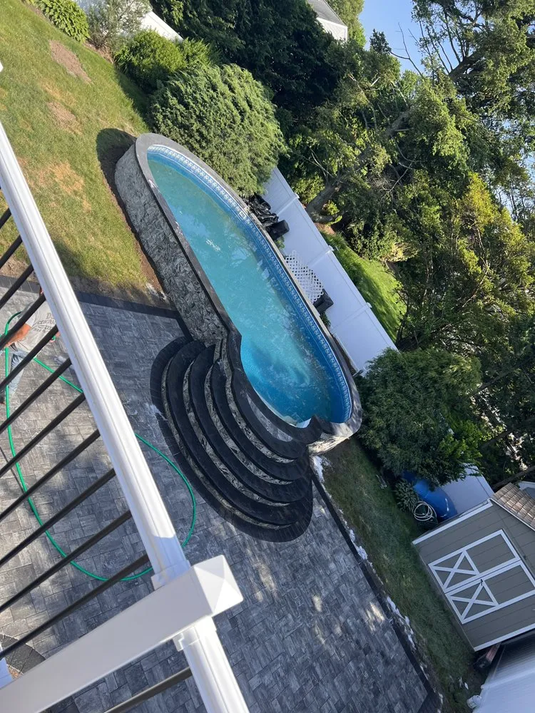 Professional residential landscaping for beautiful yards in Massapequa Park, NY by Garden Scapes