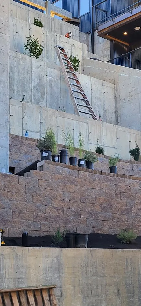 Professional residential landscaping with custom design in Clearfield, UT by Garden Sculpture Landscaping