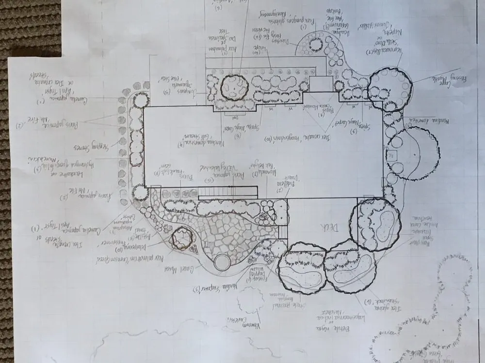 Professional garden landscaping in Bel Air, MD by Garden Song Design