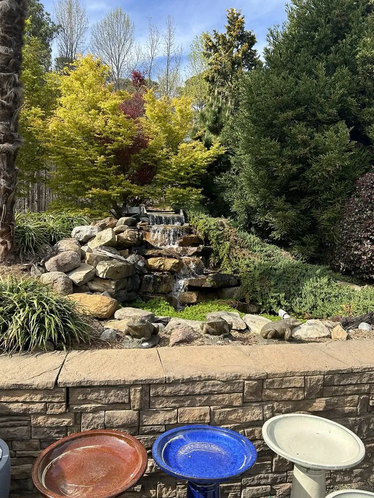 Professional garden landscaping for beautiful yards in Cary, NC by Garden Supply Company