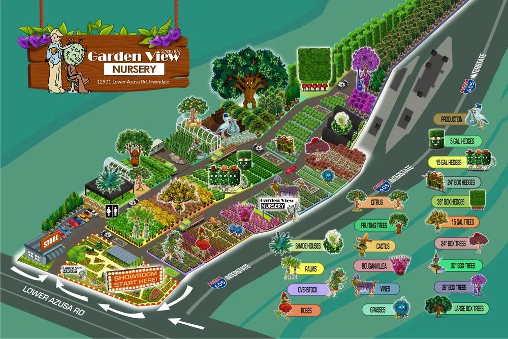 Professional yard maintenance experts serving Irwindale, CA - Garden View Nursery